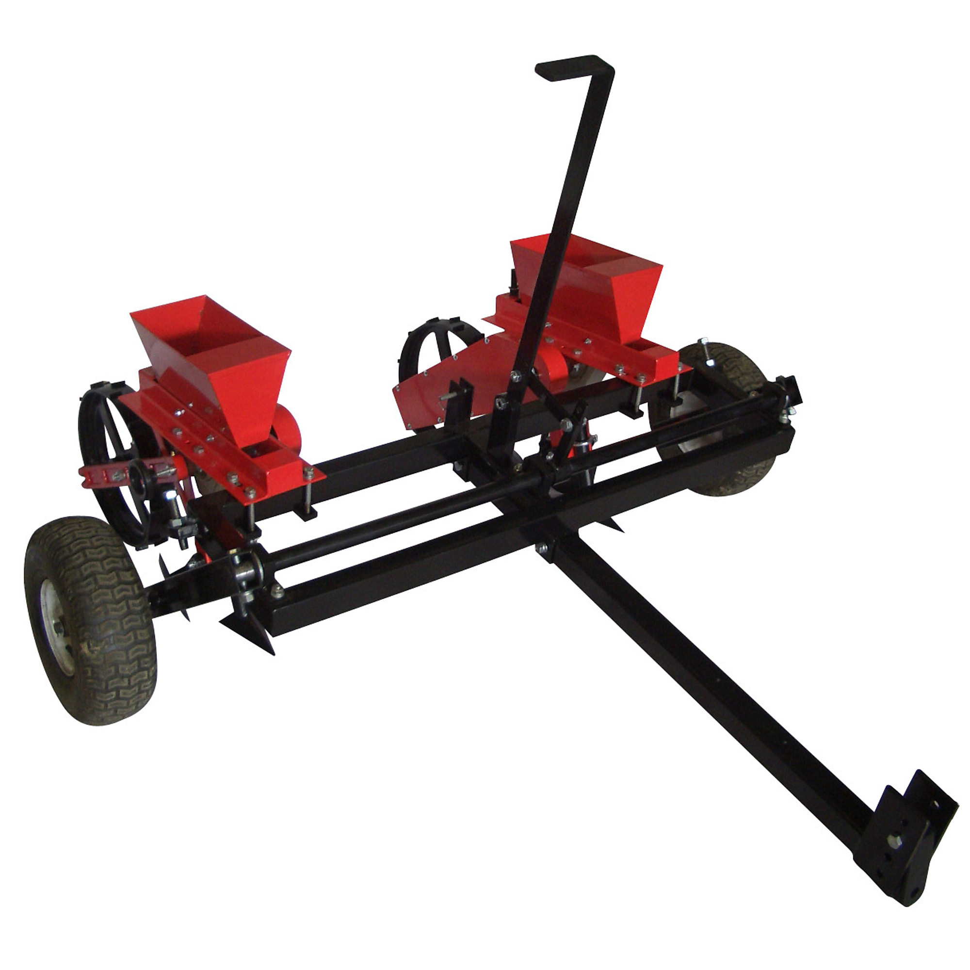 Field Tuff 2-Row Corn and Bean Planter — Adjustable Row Width, 15 Lb. Hopper Capacity, Pneumatic Tires, Model# ATV-CBP